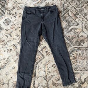 LOFT Charcoal Skinny Jeans